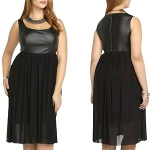 Torrid Faux Leather Midi Dress